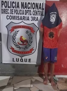El joven fue detenido.