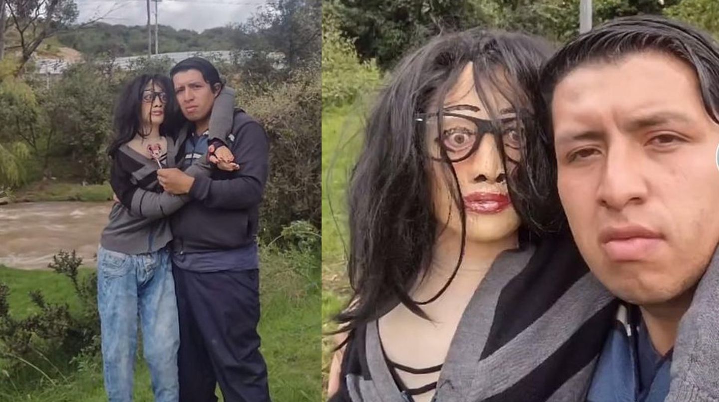 La Nación / Viral: un hombre de 49 años se puso de novio con una muñeca de  trapo