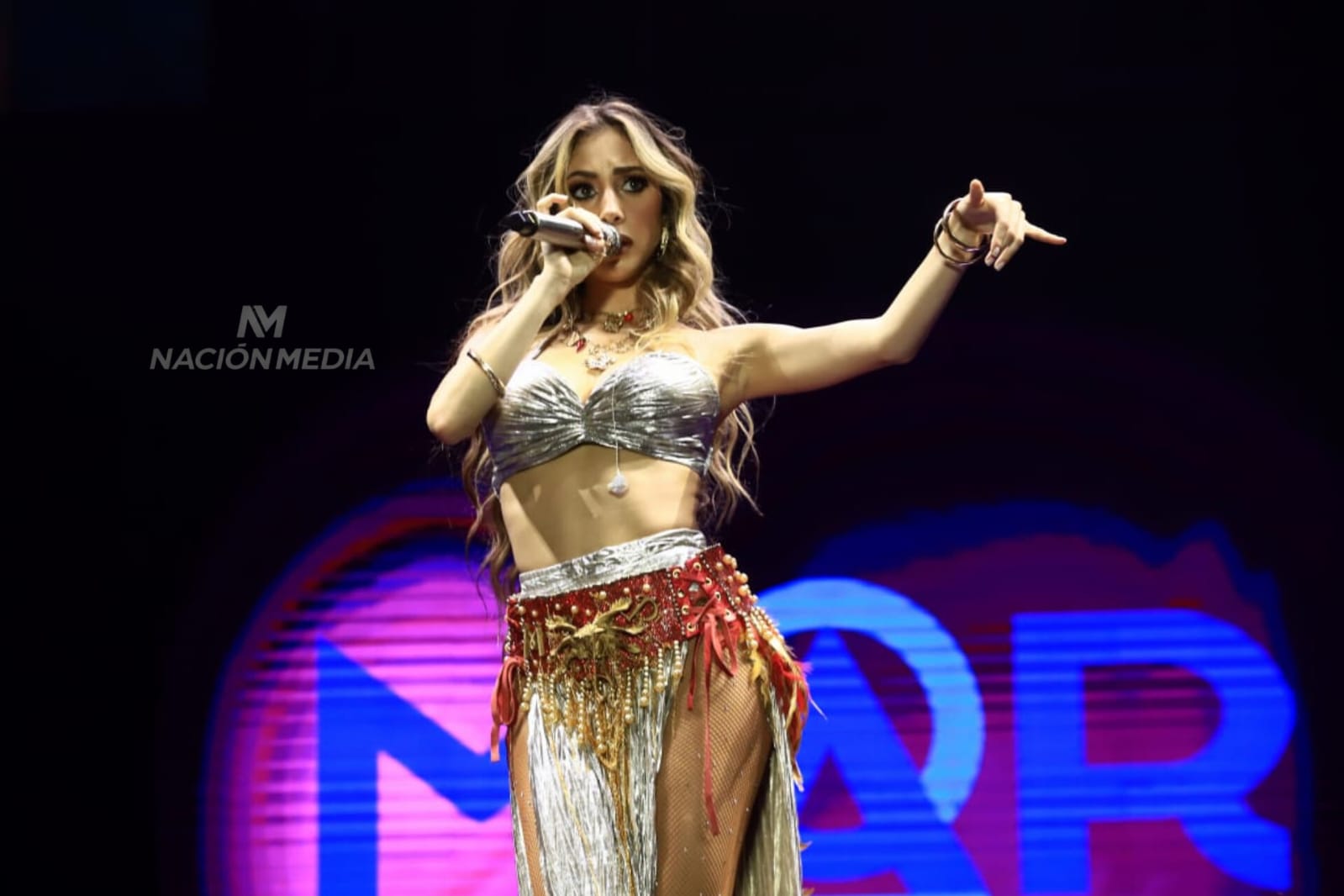 Mar Solís, hija de Marco Antonio. Foto: Cristóbal Núñez, Nación Media.