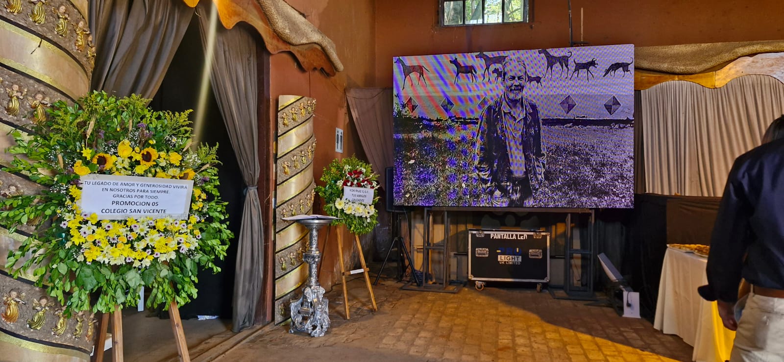 El funeral de Koki Ruiz se desarrolla en San Ignacio. Foto: Angélica Giménez, Nación Media.