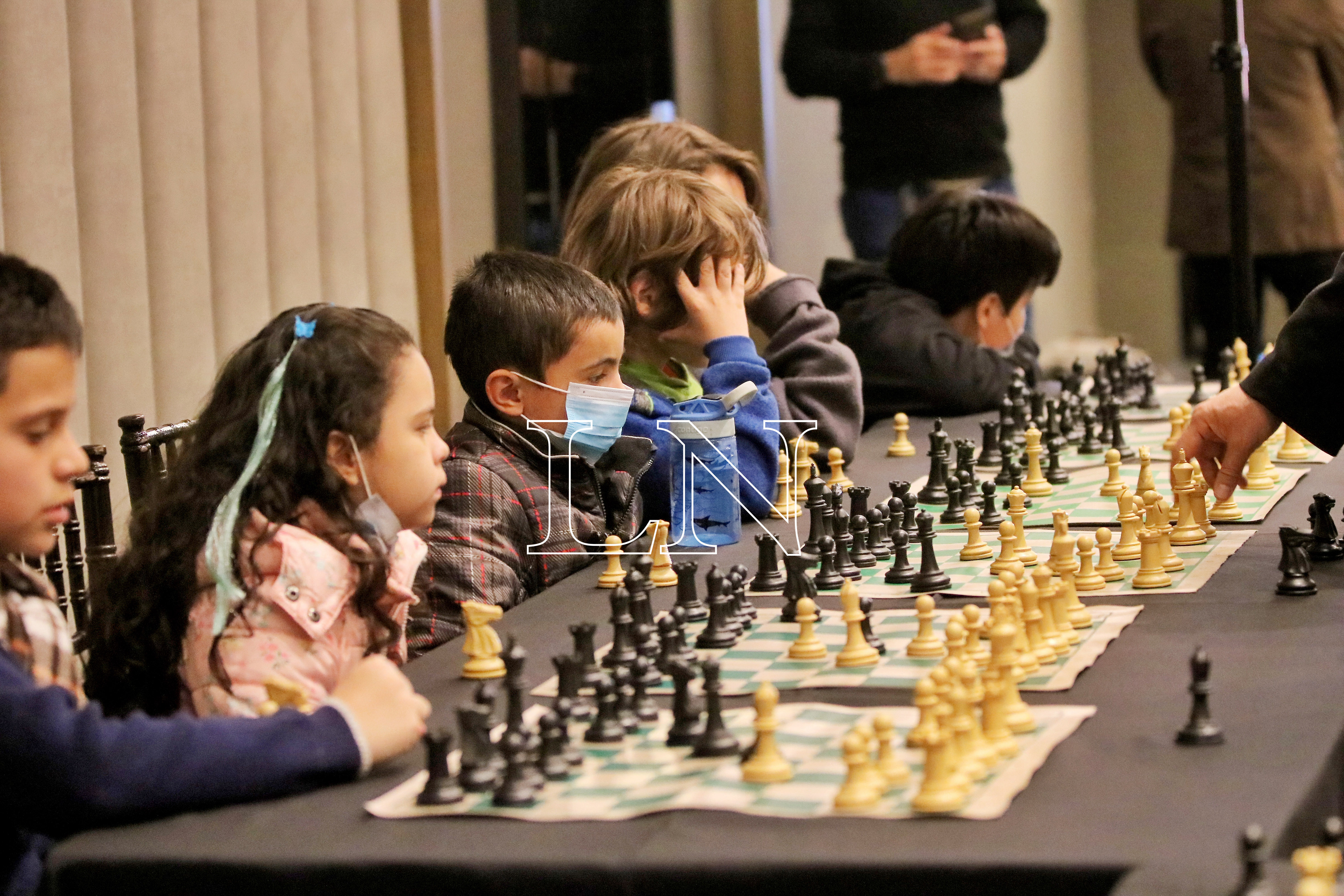 La Nación / Niños y maestros participaron de “Simultánea de Ajedrez” en  Asunción