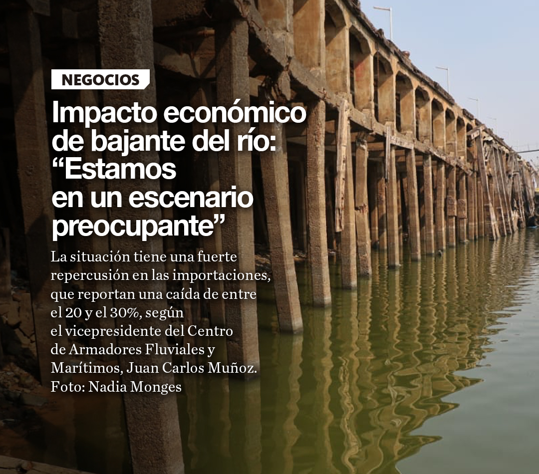 La Nación / Impacto económico de bajante del río: “Estamos en un escenario  preocupante”, alertan