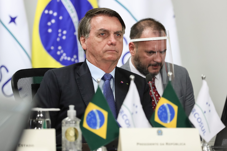“Sentí una molestia y me realicé un examen. Pero estoy bien. Es una cosa de la edad”, dijo el mandatario brasileño. Foto: AFP