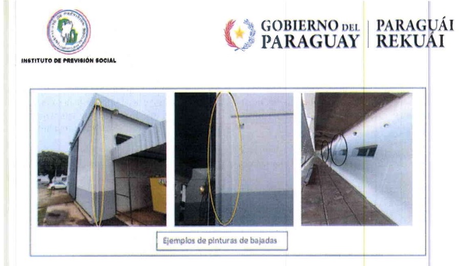 Parte de los trabajos en el Hospital Regional de Pedro Juan Caballero, que tuvieron una diferencia entre lo presupuestado y ejecutado de G. 280.819.500.