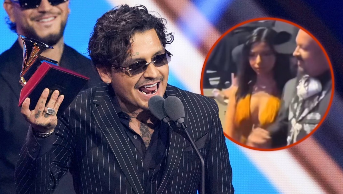 Captan a Ángela Aguilar furiosa con Nodal por ignorarla en los Latin Grammy | VIDEO - La Razón de México