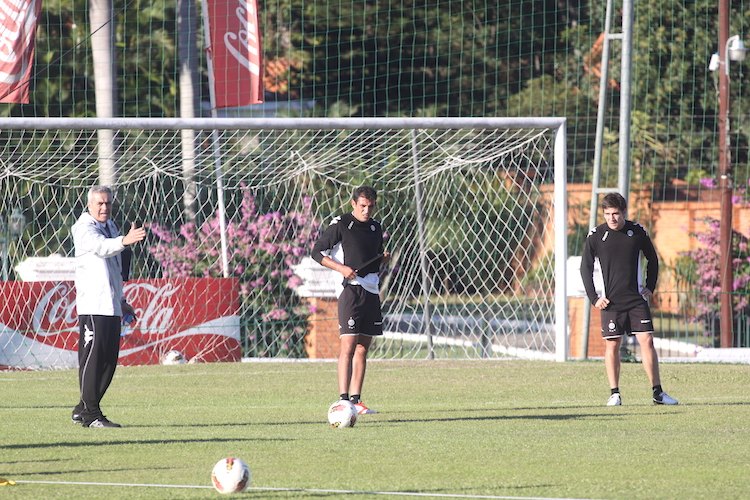 En una práctica de la “O”, en la Villa Olimpia, también en el 2012.