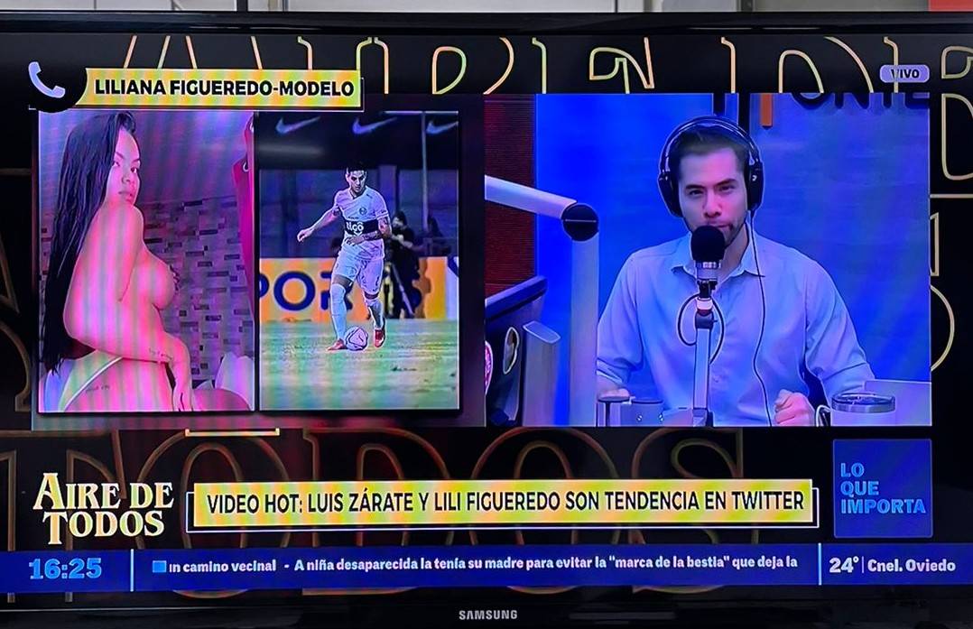 Lyly Figueredo dio detalles de su conversación con el jugador de Olimpia, después de la viralización del video. @somosgen