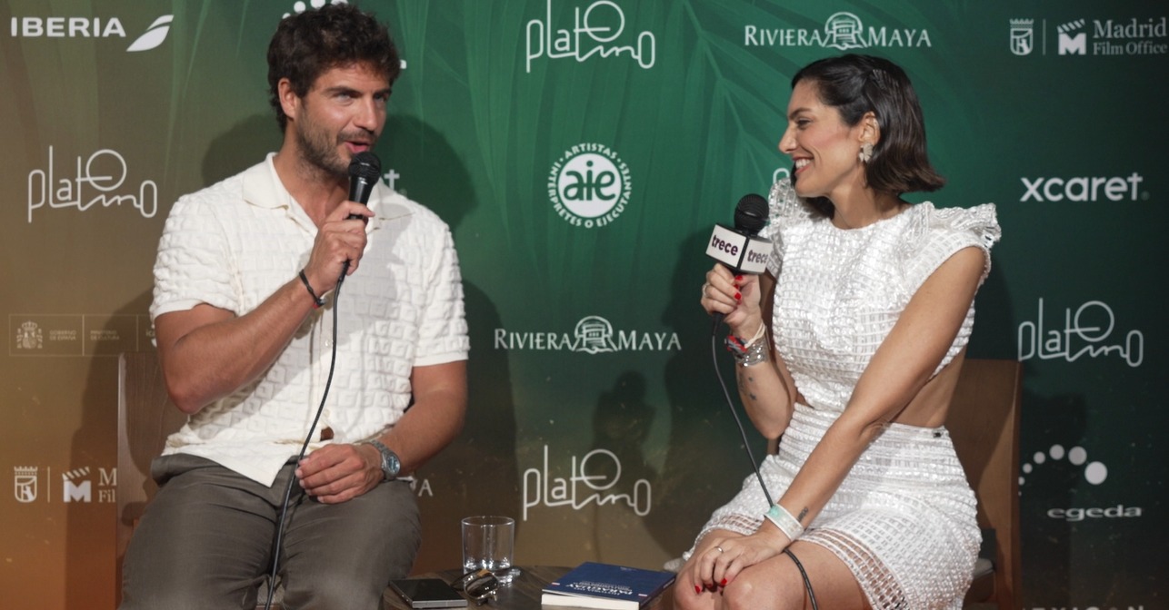 Premios Platino: ¡Entrevista exclusiva de Lucía Sapena al actor Maxi Iglesias! Foto: Captura de video