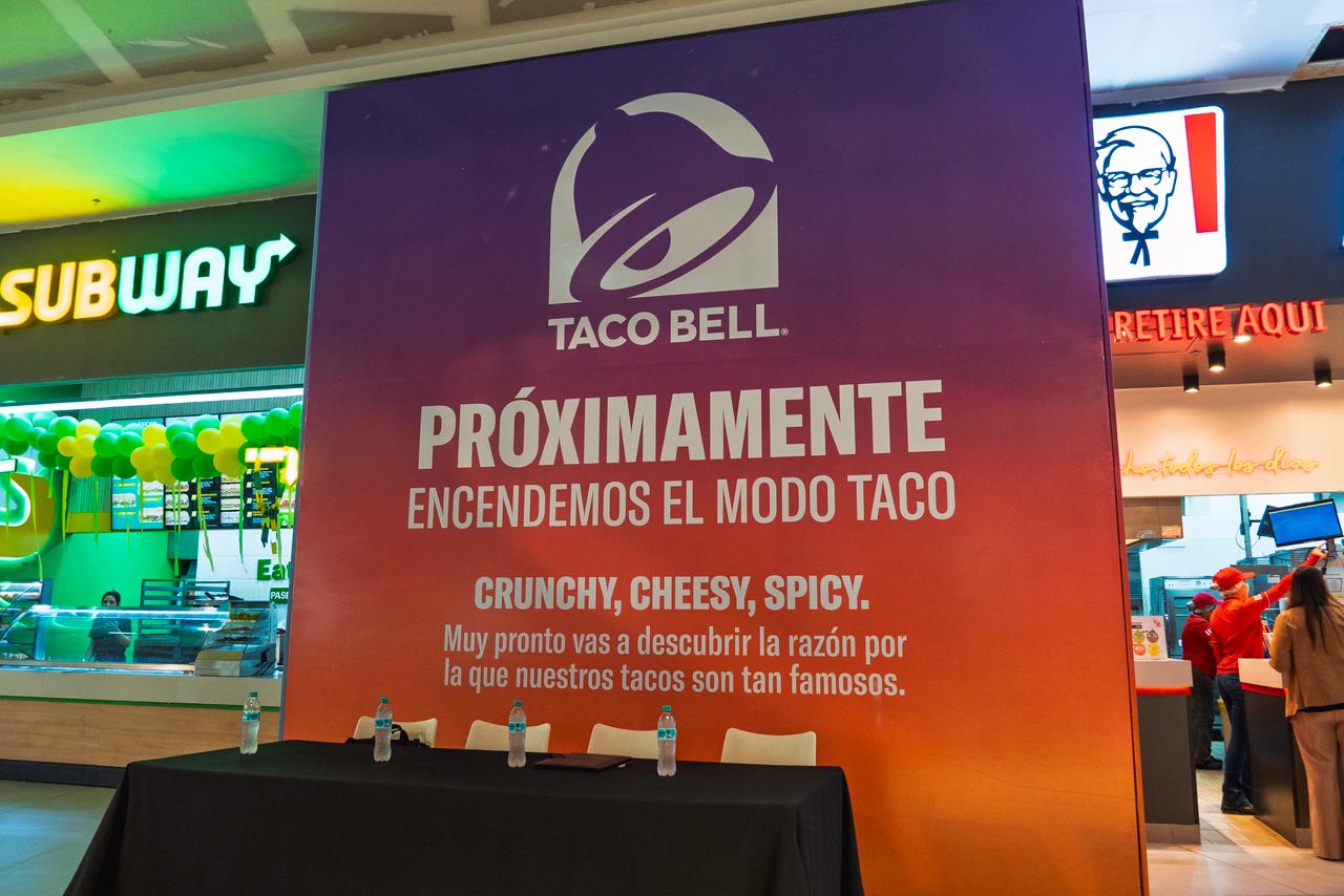 La franquicia de Taco Bell llega a nuestro país de la mano de South Food S.A. Foto: gentileza
