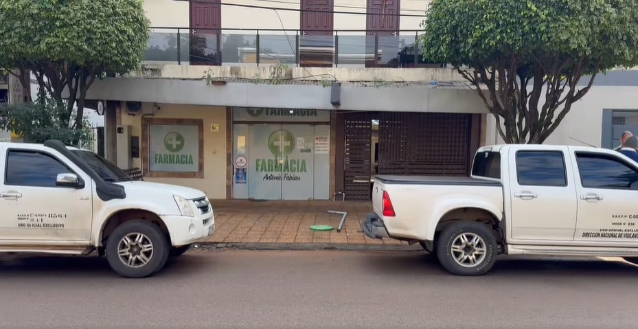 Farmacia donde supuestamente se parctiaban abortos clandestinos. La fiscalía desmintió, ya que no encontraron elementos que confirmen la versión.