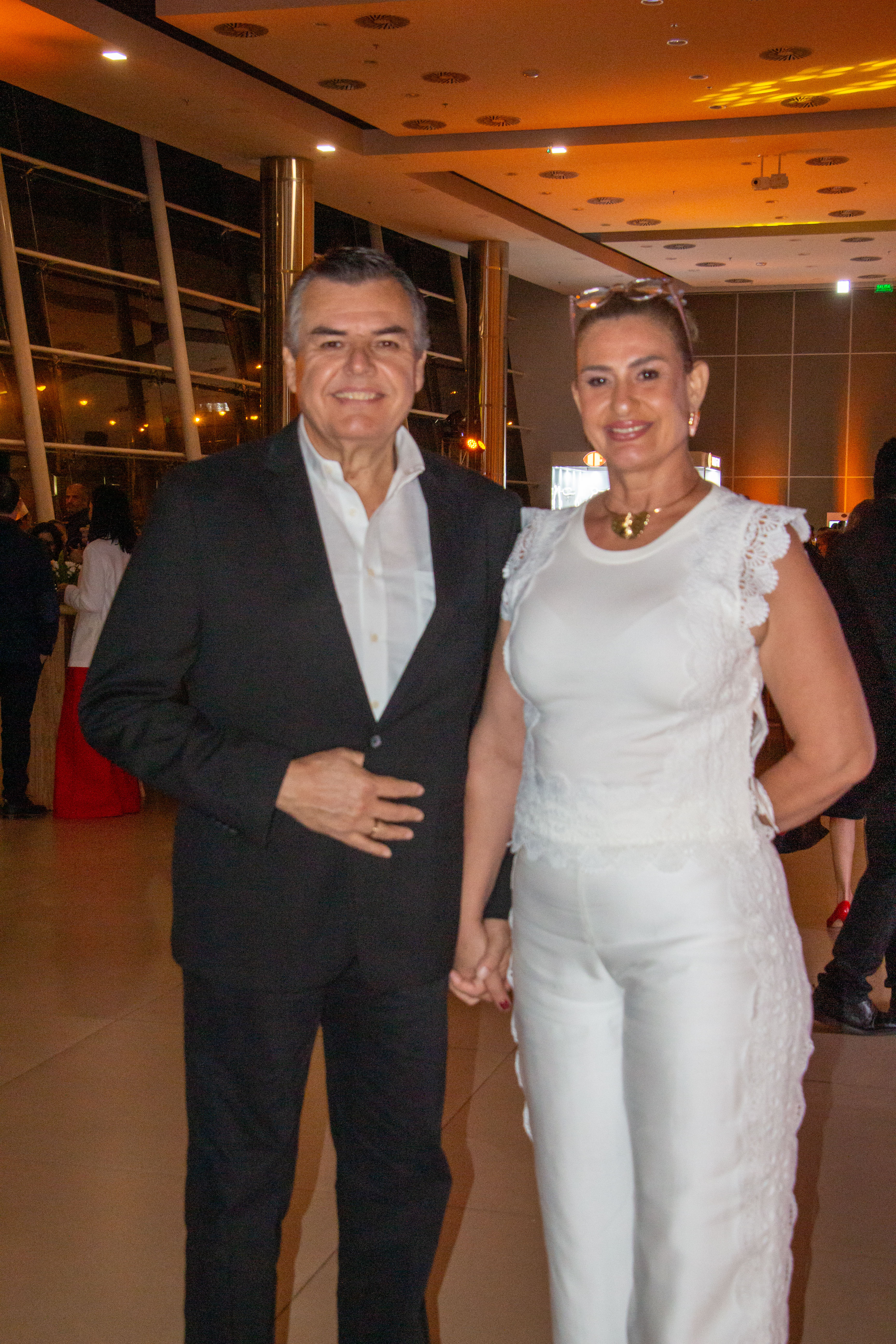 Gustavo Gini y Lourdes Bareiro.