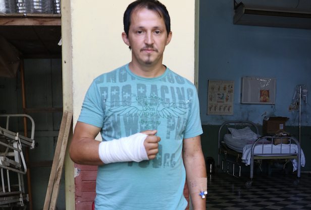 FELIZ. El compatriota asegura que está feliz y que lo sucedido fue como volver a nacer.