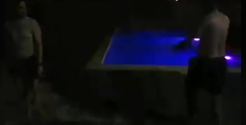 VIDEO. Captura del momento en que juegan a ser el mejor tesapo’ë.