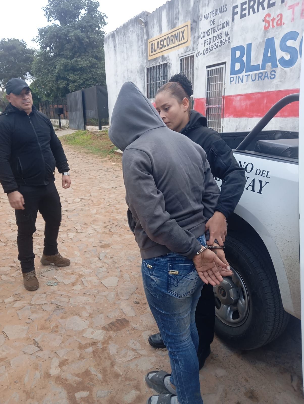 Limpio: joven abandonó a su hijo en un supermercado y fue detenida. Foto: Policía