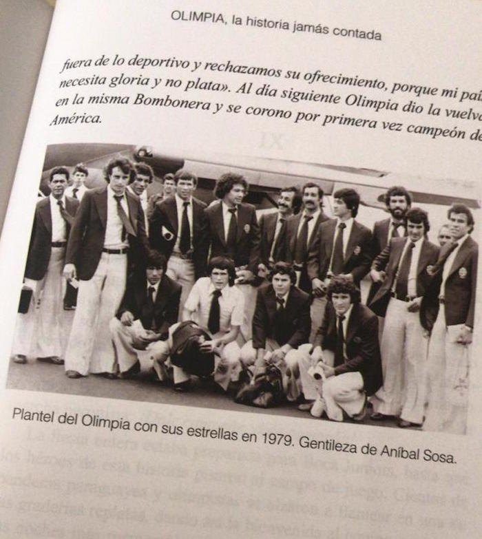 Hay entrevistas a referentes del Olimpia.