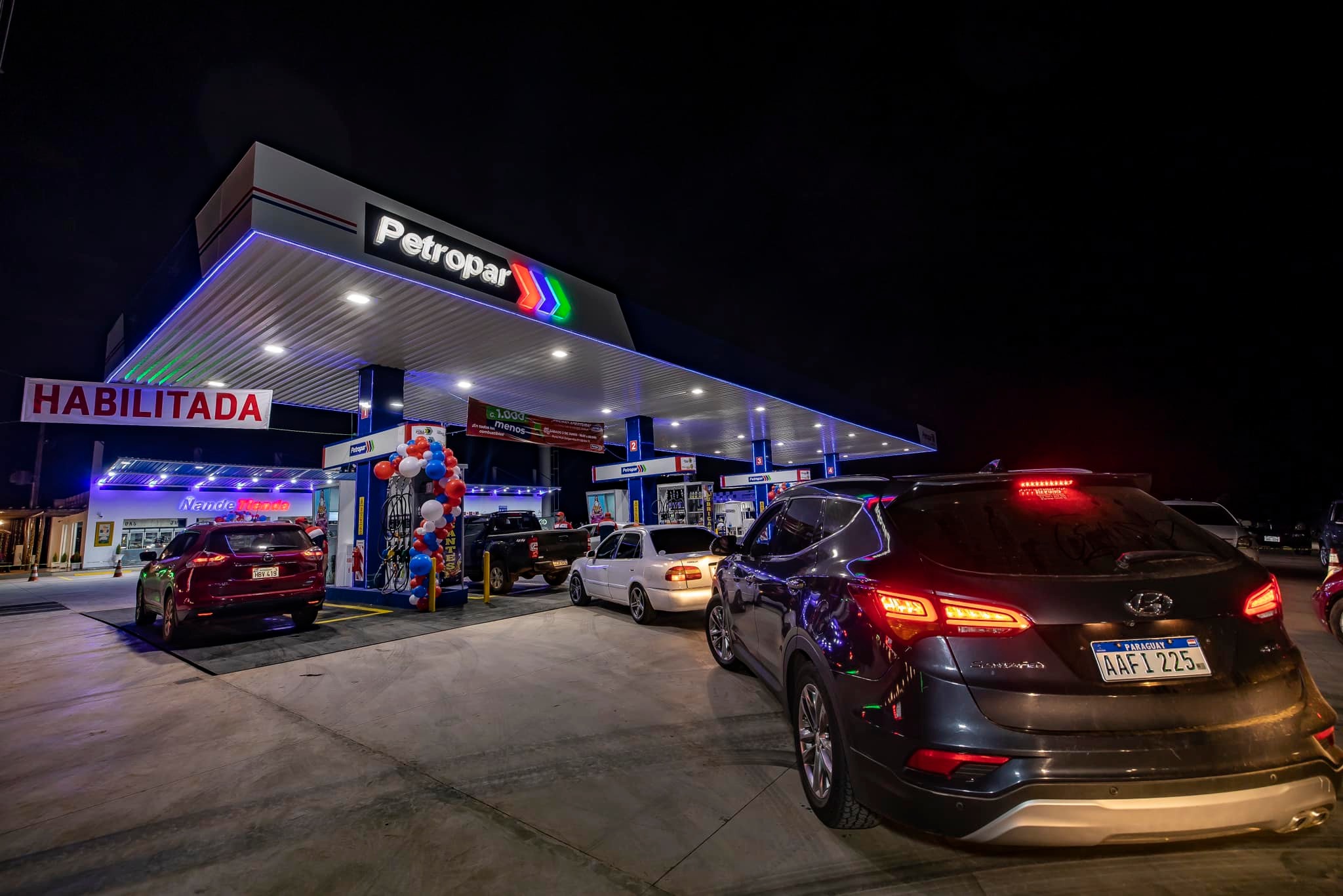 Petropar actualiza precios de sus combustibles. Foto: Gentileza