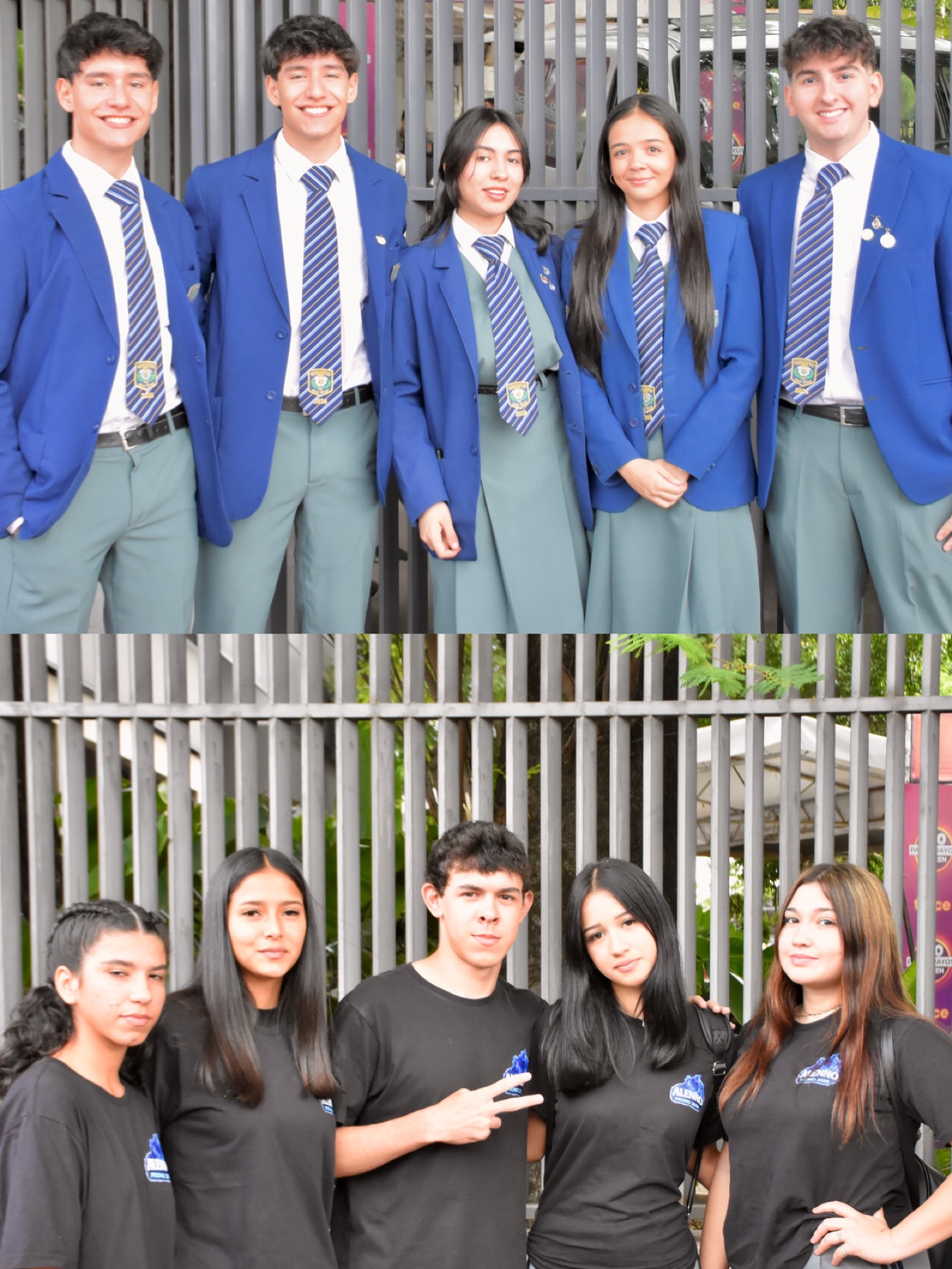 Estudiantes llegan al casting en 100 Paraguayos Dicen. Foto: Trece