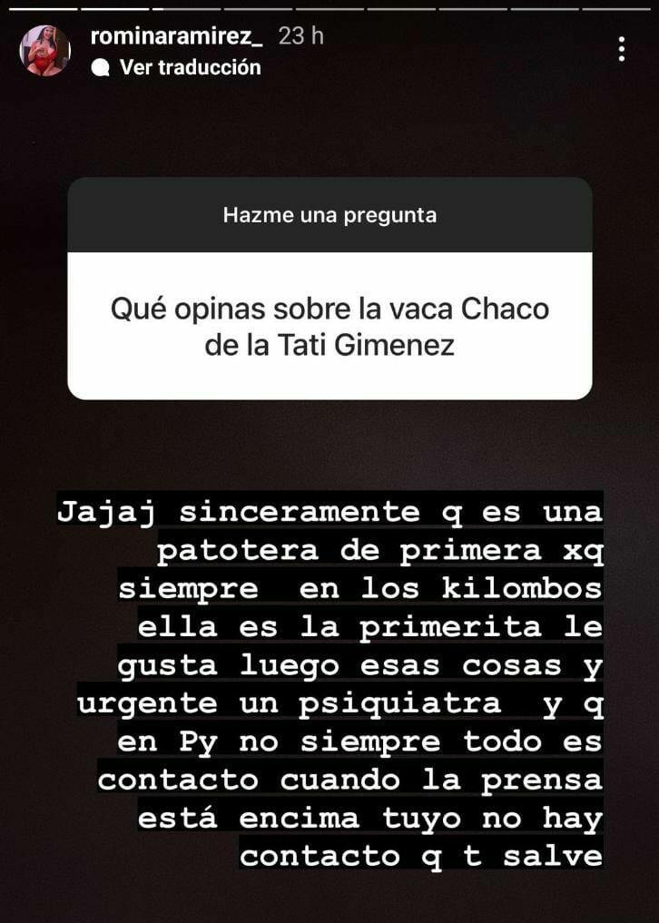(Foto: @rominaramirez_)