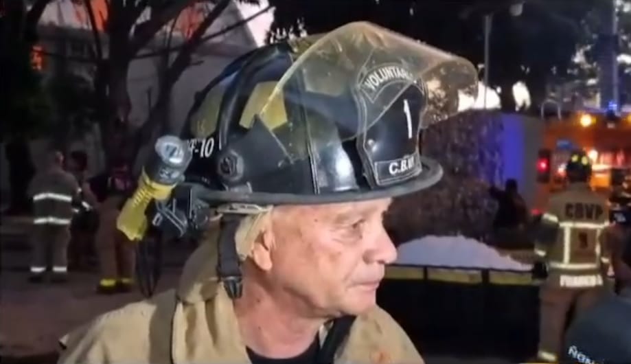 Capitán Enrique Onieva, voluntario interviniente