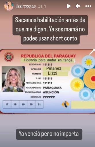 La publicación de Lizzi Vergara, adelantándose ya a las que le van a criticar hina por mostrarse sexy en verano.