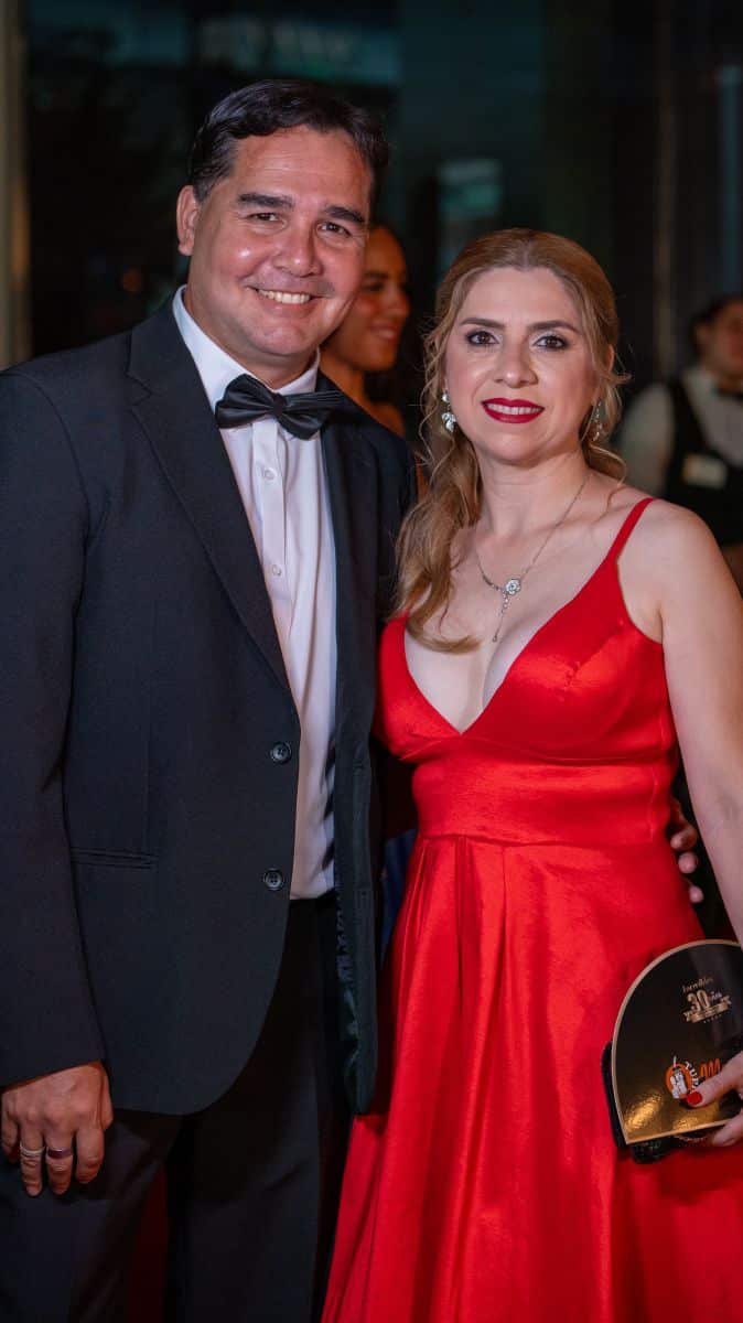 Freddy Fretes y Patricia Romero.
