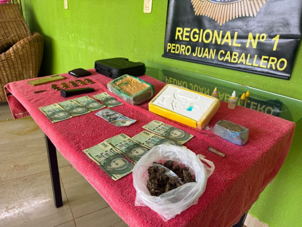 Esto fue lo incautado. Foto Gentileza