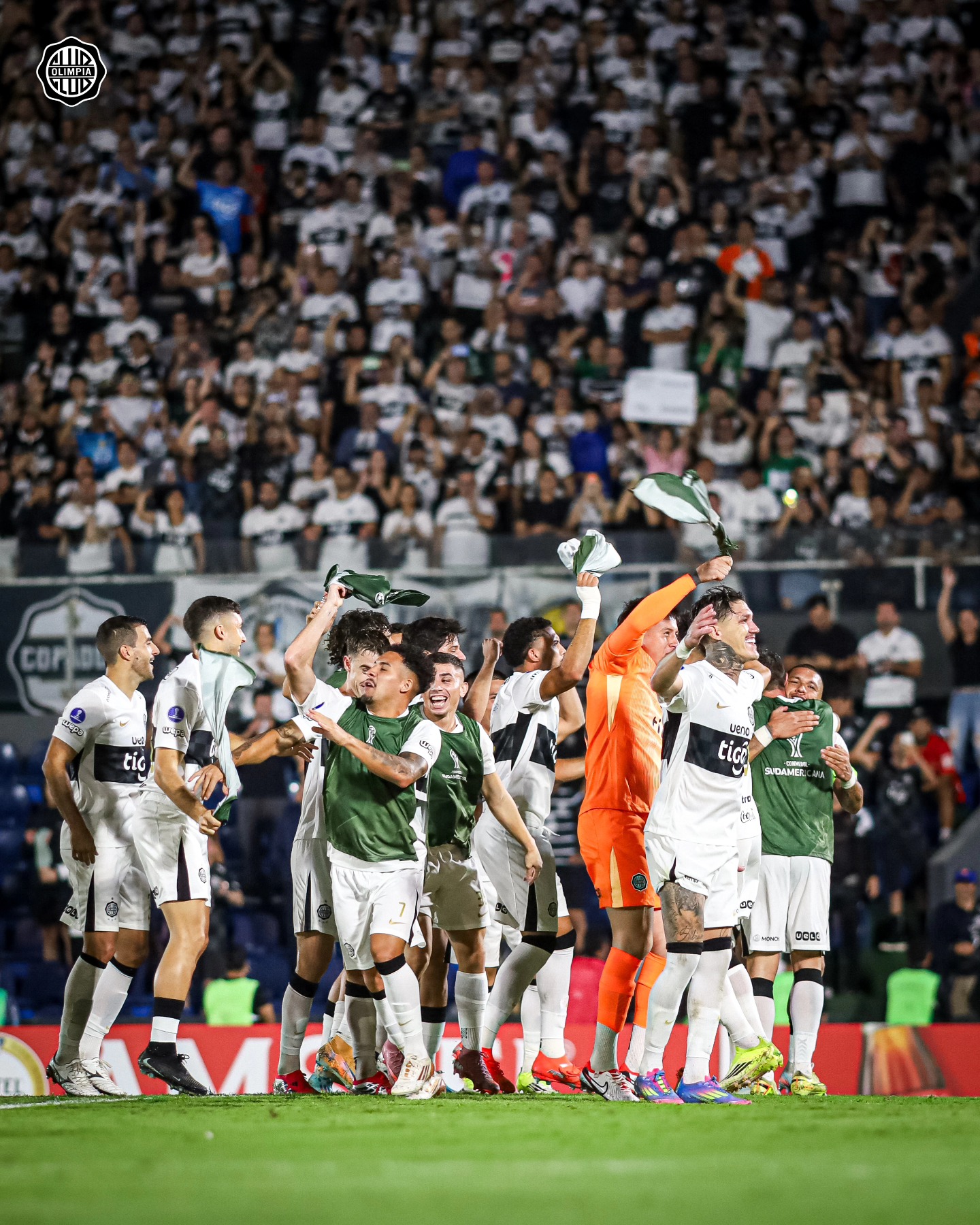 Olimpia ganó con lo justo y clasificó a la fase de grupos. Foto: Olimpia