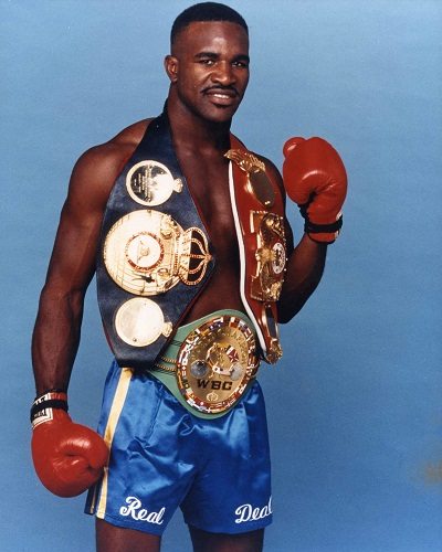 El excampeón mundial de boxeo Evander Holyfield demostrará si tiene “oreja” para el baile.