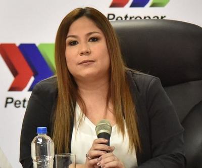 Extitular de Petropar, Patricia Samudio. Foto: IP