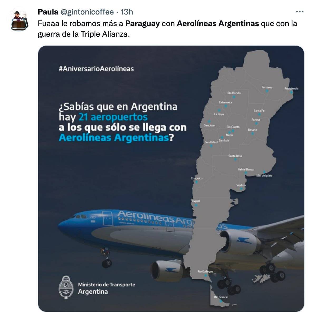 Uno de los tantos comentarios y reacciones que se pudieron ver en las redes sociales. (Foto: Twitter)