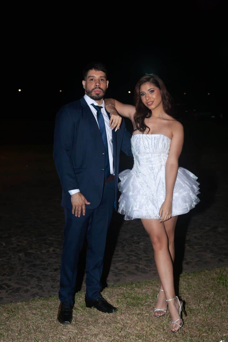 Ariel Álvarez y Samira Jeanette Reinoso.