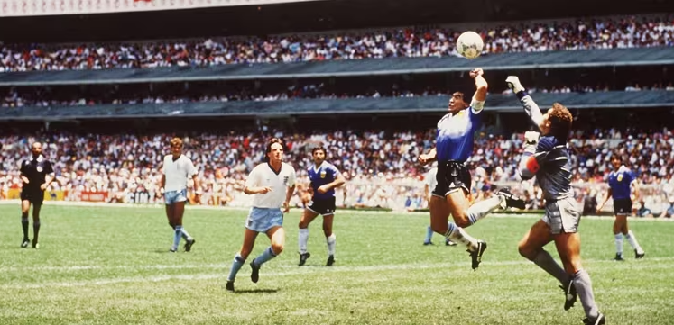El polémico gol con la mano de Dios-Foto FIFA