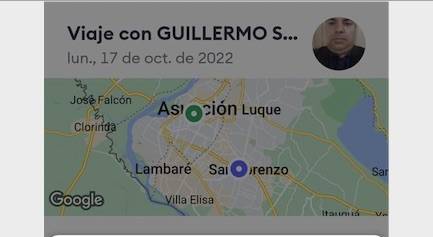 El chofer a quien buscan para devolverle el dinero. Captura