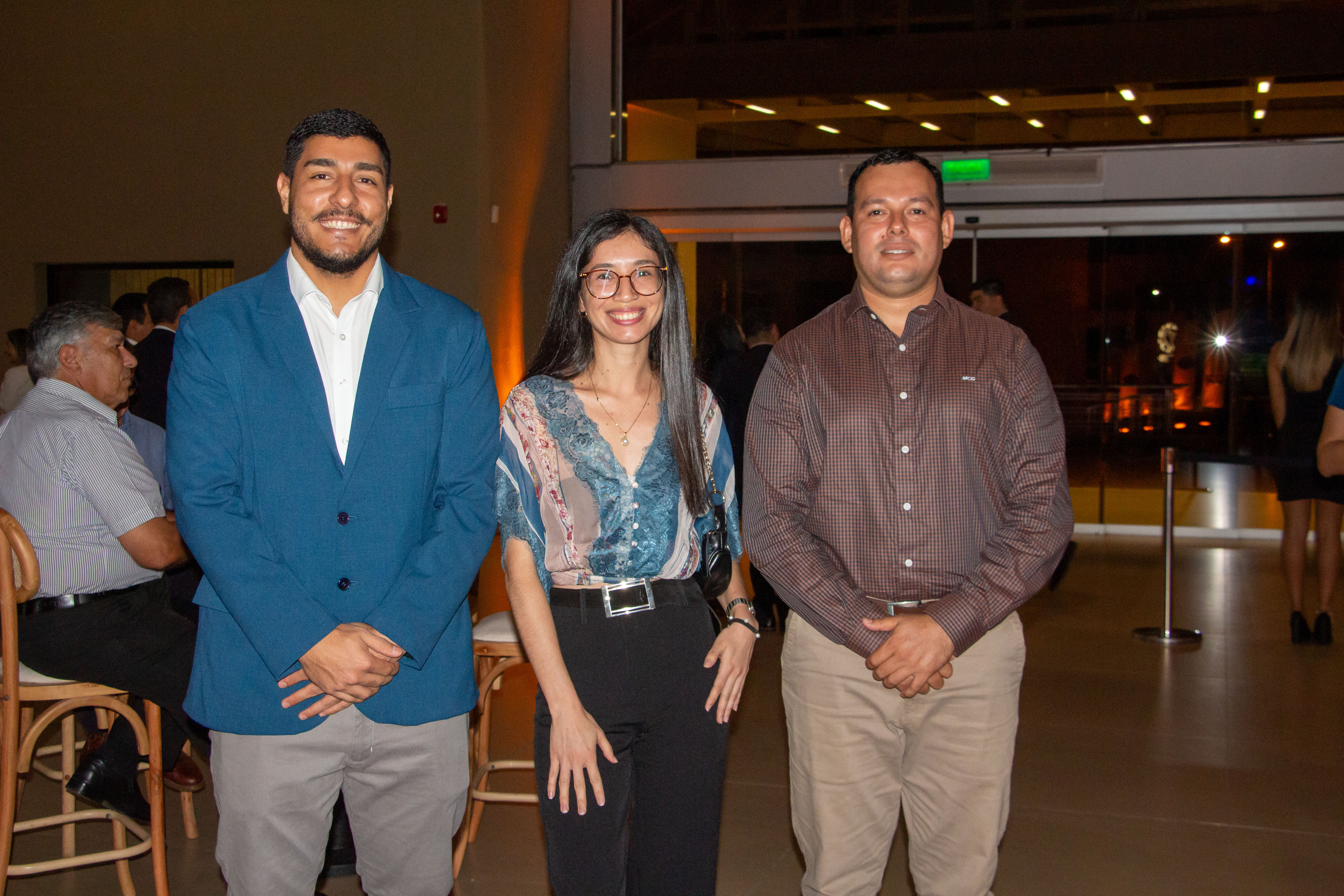 Orlando Gómez, Fiama Rojas y Diego Domínguez.