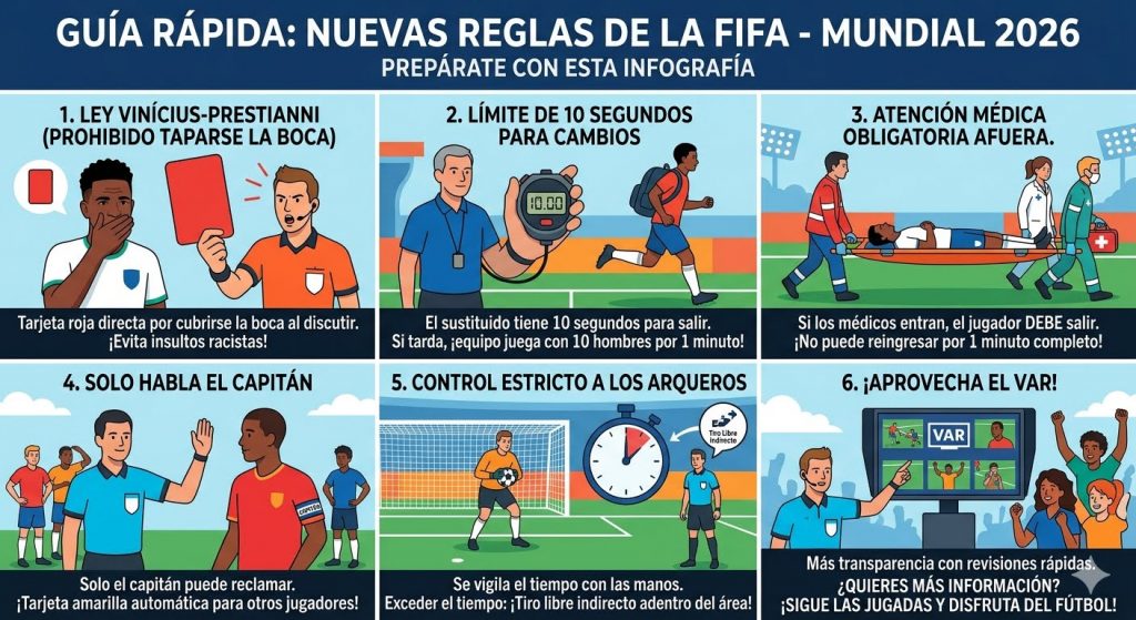 Estas son las nuevas reglas de la FIFA- Foto IA
