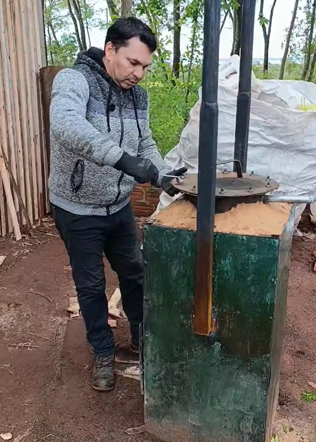 El reactor que derrite los plásticos.