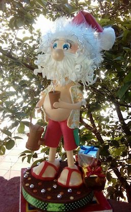 TRADICIONAL. La idea surgió de un par de empresarias que pensaron que el Santa tradicional tendría mucho calor en nuestro país