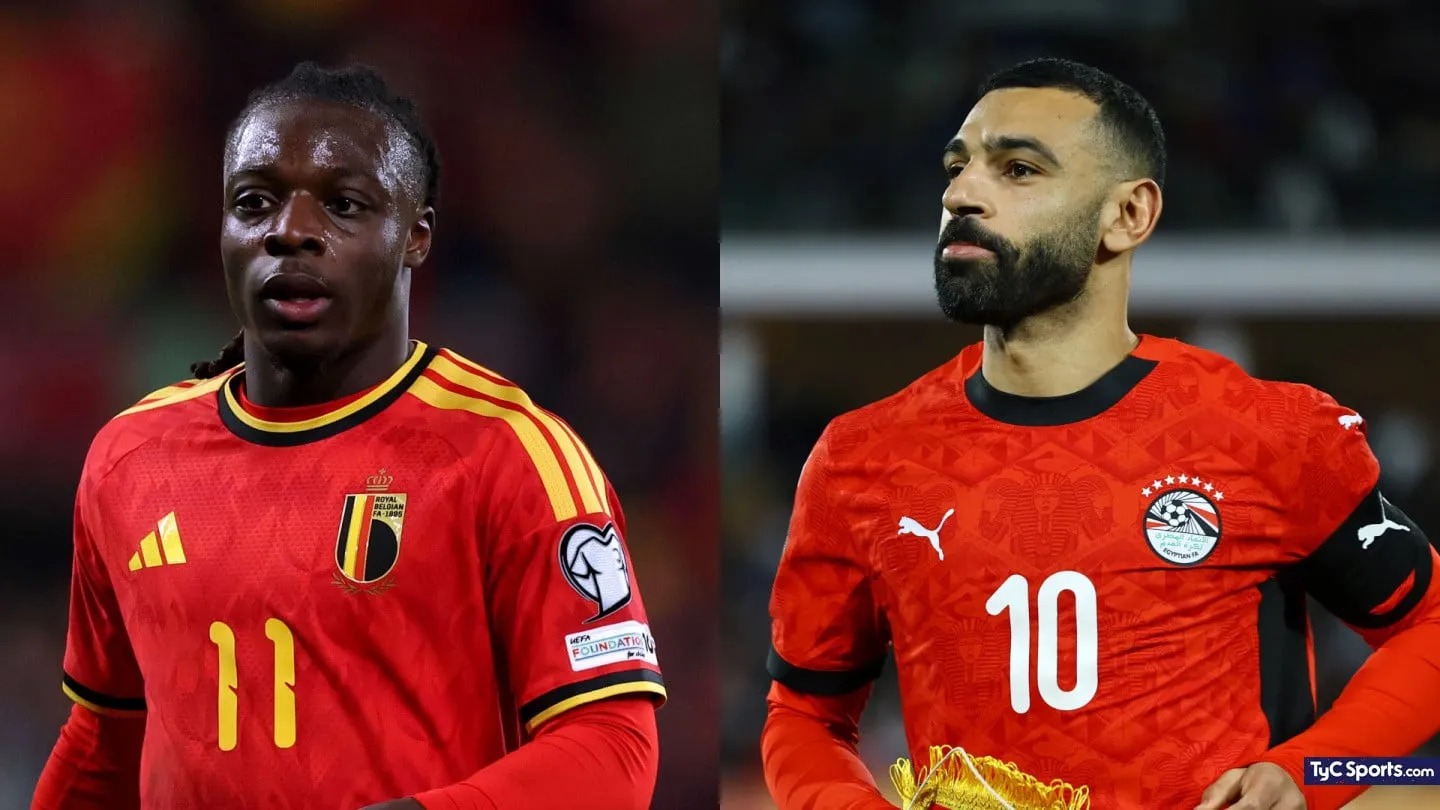 Bélgica vs. Egipto a las 16:00. Foto: TYCSports