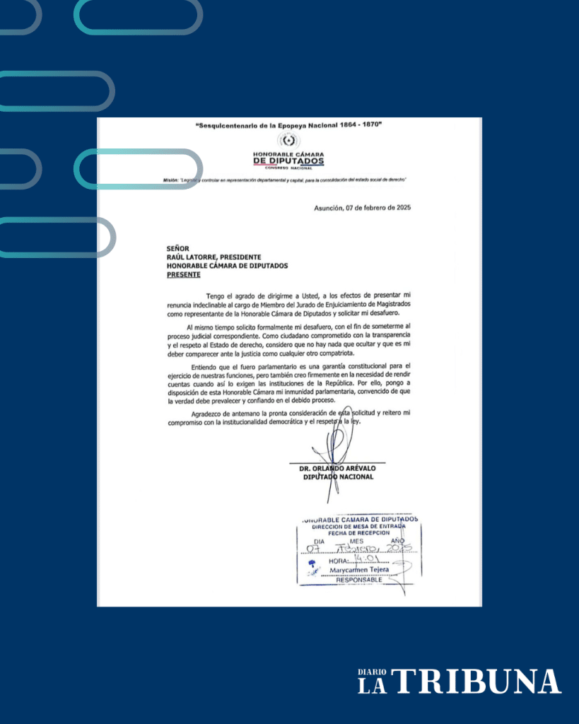 Nota presentada por Orlando Arévalo.