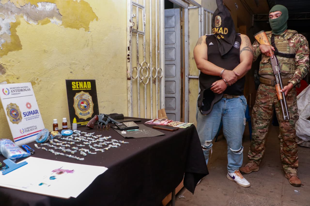 El operativo se realizó en el barrio Sajonia. Foto: Senad