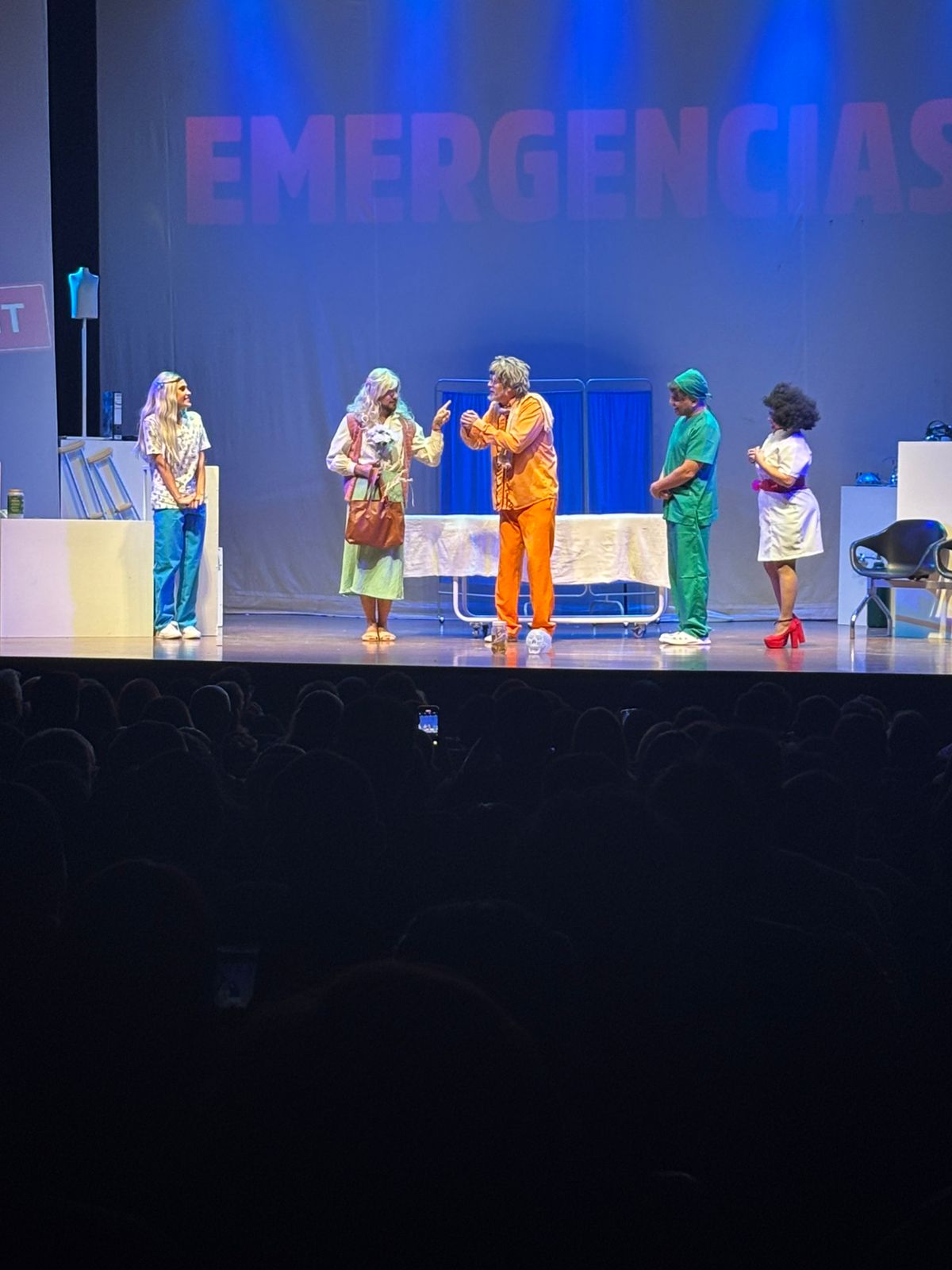El espectáculo invita al público a ingresar a una sala de emergencias muy particular. Foto: Gentileza