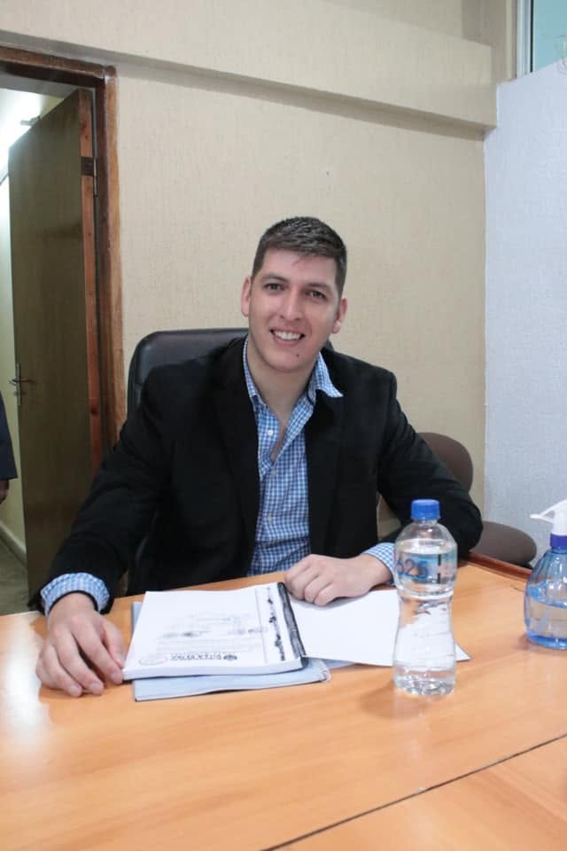 Jeremías Sansón Villalba, concejal de Villa Elisa. Foto Facebook
