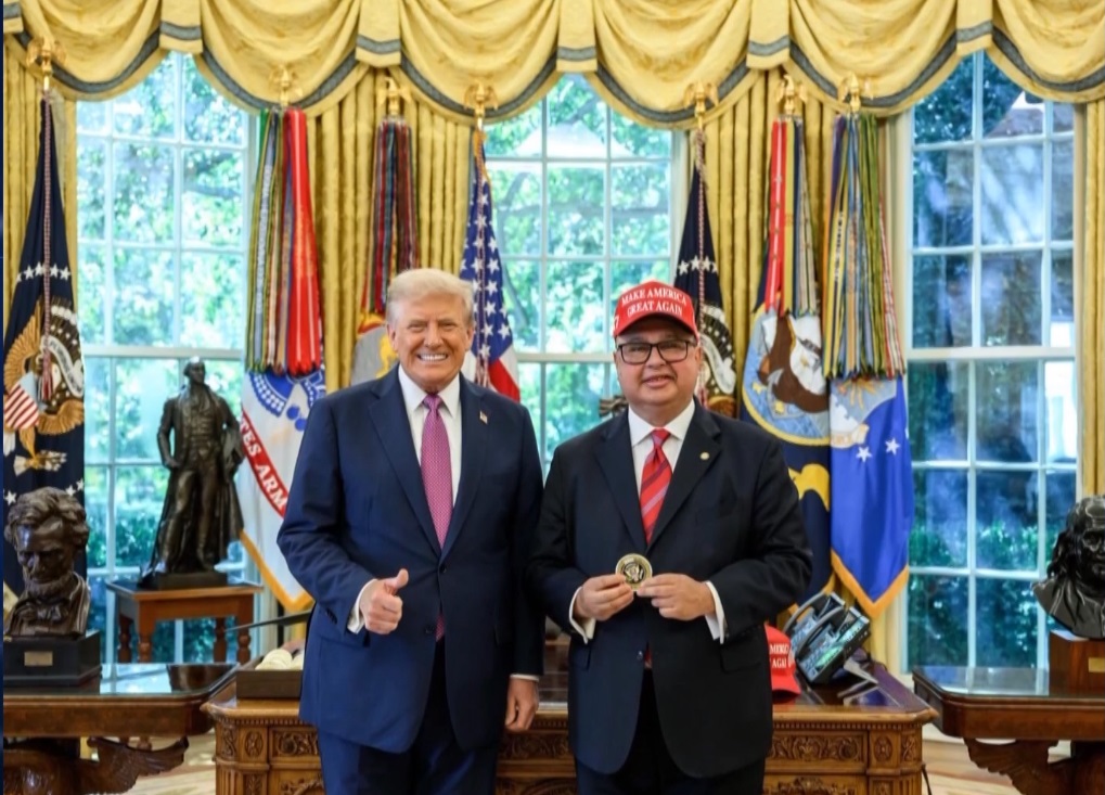 Leite se reunió con Donald Trump. Foto: Captura