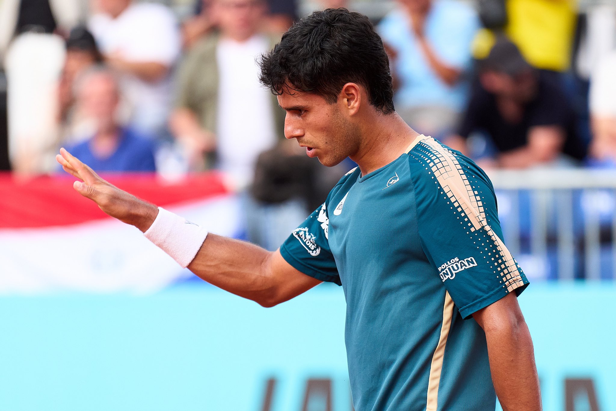 Otro batacazo de Dani Vallejo en Madrid: derrotó a Learner Tien. Foto: @ATPTour_ES