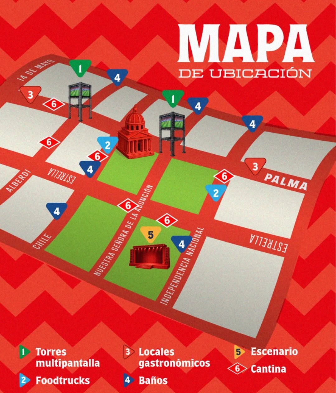 El evento se desarrollará este viernes 12 a partir de las 17:00 y se extenderá hasta las 2:00. Foto: Oficina de la Primera Dama
