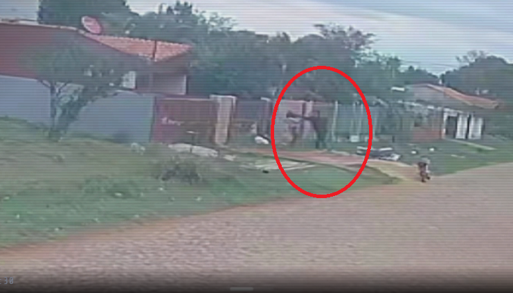 Las cámaras del circuito cerrado permitieron la detención del sospechoso-Foto Captura