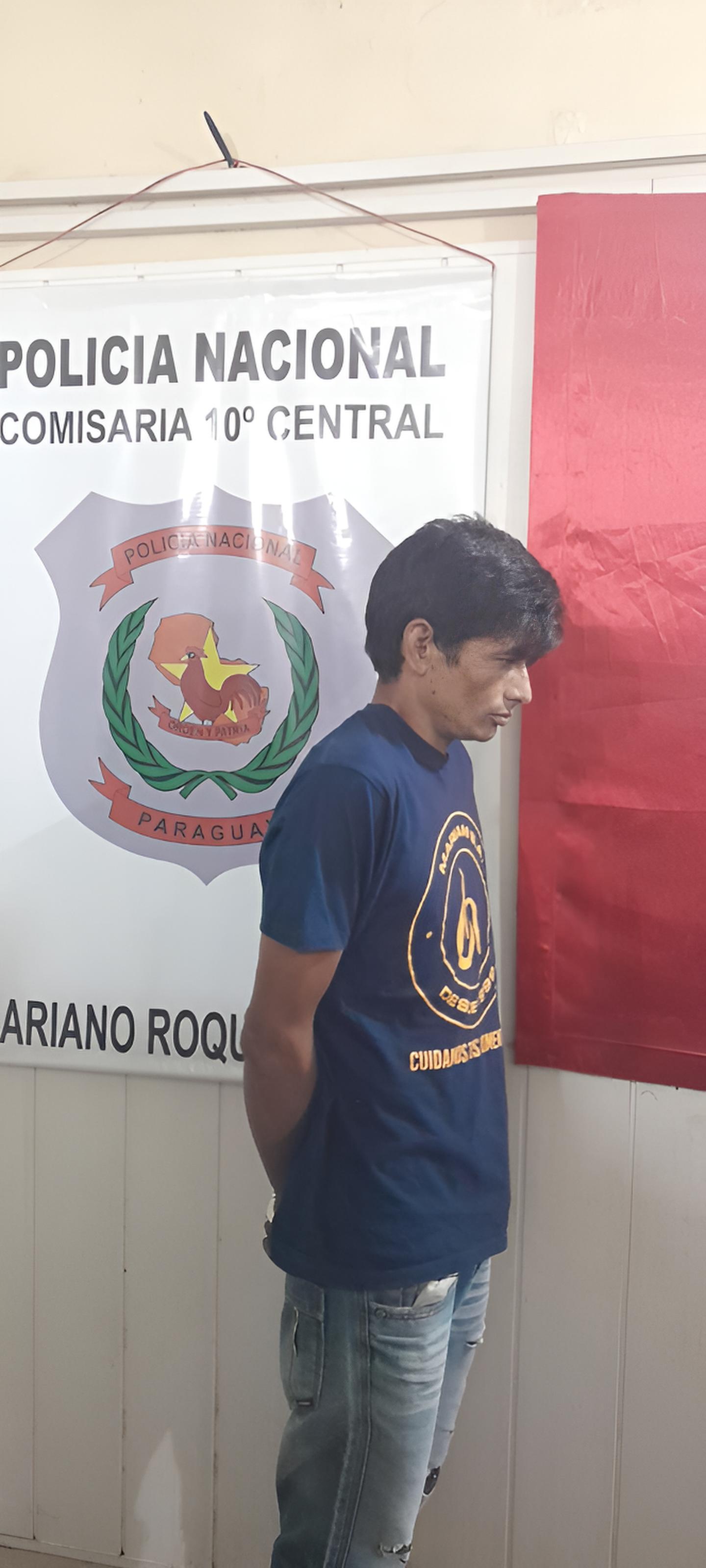 Miguel Darío Larramendi, de 27 años, fue identificado y detenido como autor del hecho.