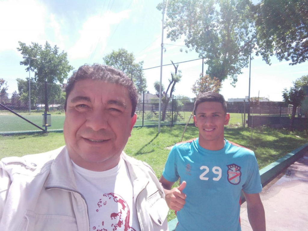 Con el profe Juan Marecos.
