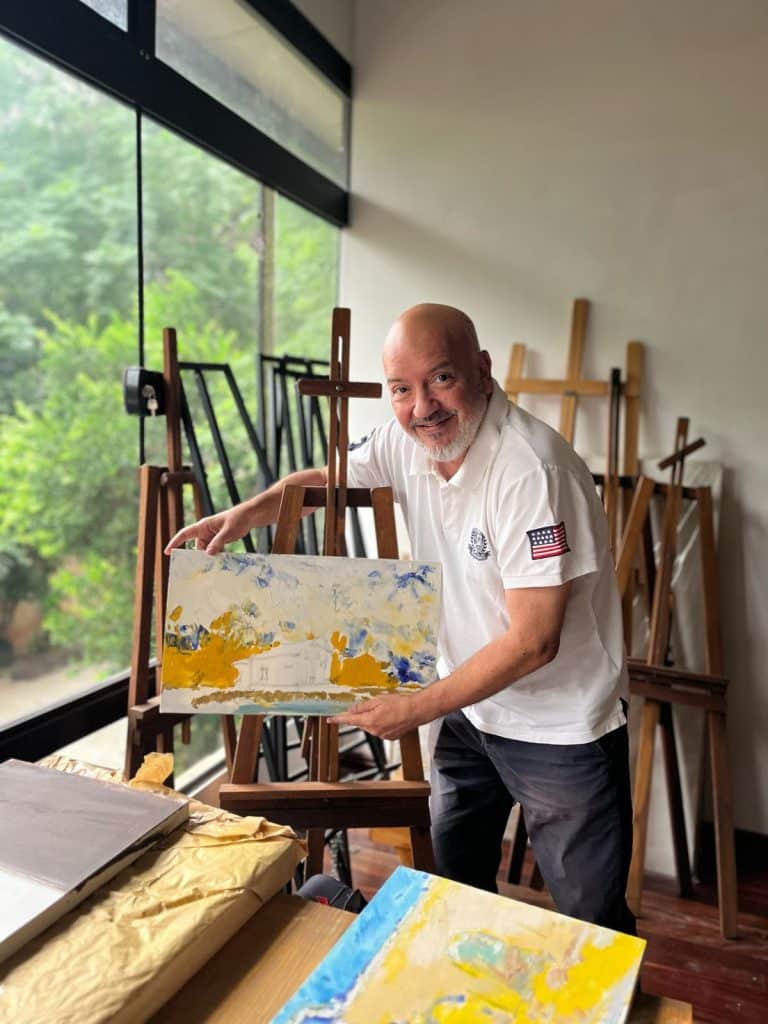 Gerardo González Paciello, artista y organizador del evento.