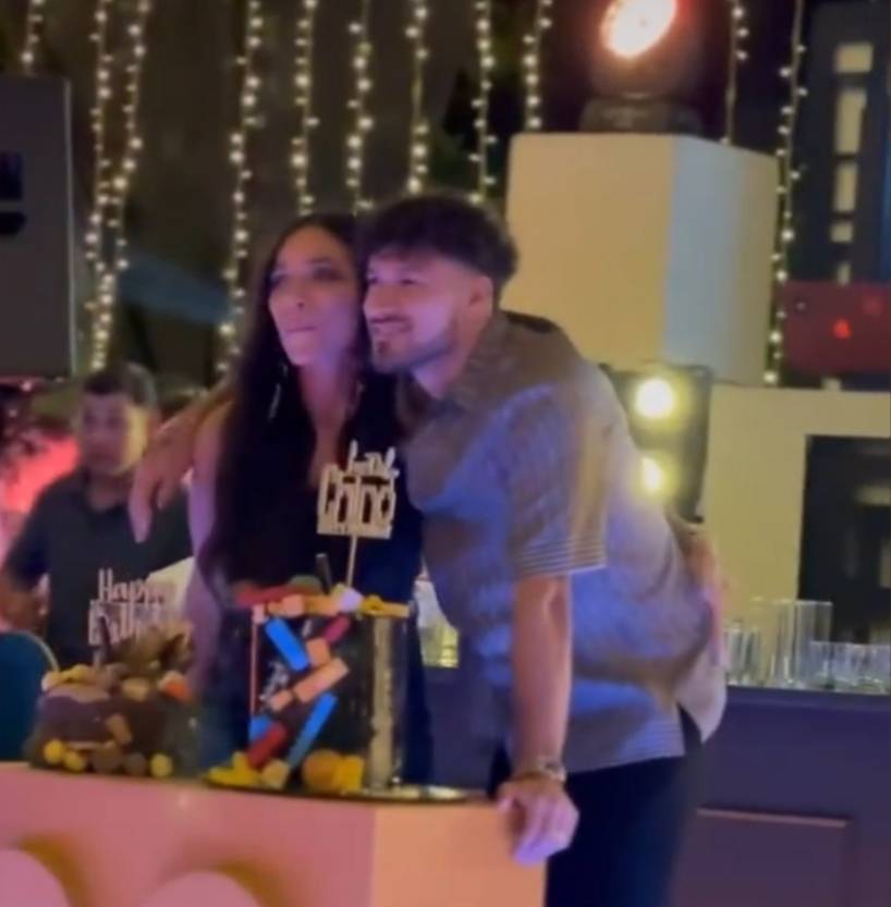 Bruno Valdez y su doña, Magui Duarte.